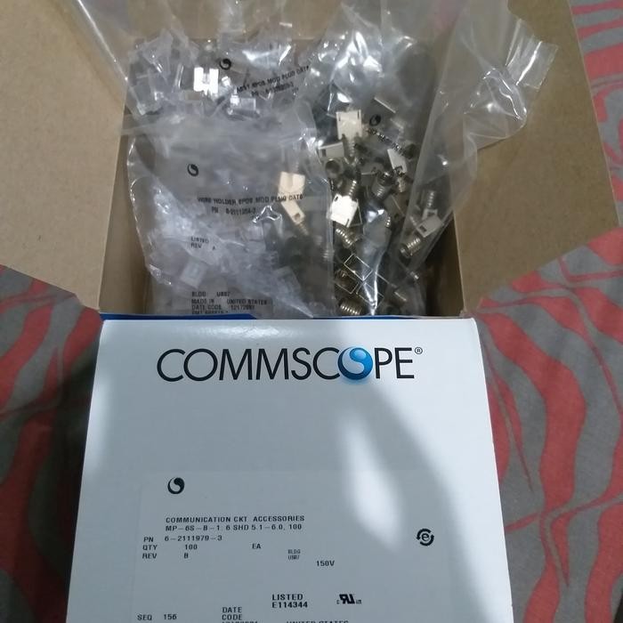 Amp Cat 6 Konektor @100Bh / Rj45 Cat 6 Commscope / Rj45 Amp Cat6