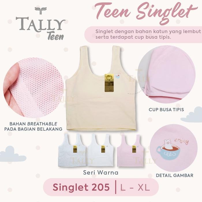 Pilihan- Miniset Tanktop Singlet Remaja Anak Perempuan Tally 2068