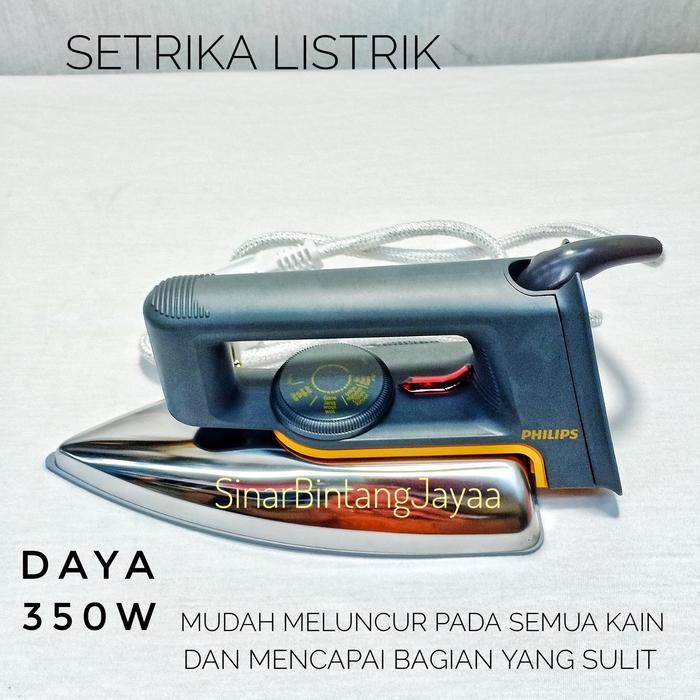 Philips Setrika Hd1172 350 Watt / Gosokan Philips Hd1172 350W Classic