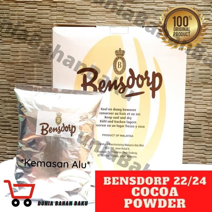 

COKLAT BUBUK FAT 22/24 "QUEEN ANNA" BENSDORP 500 g /1 kg ORI 100%