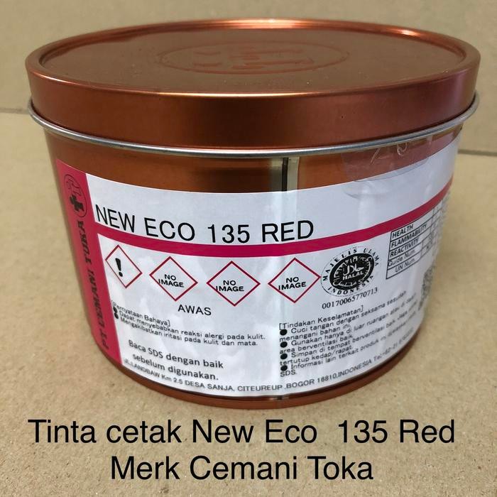 

Tinta Cetak New Eco 135 Red , Merk Cemani Toka
