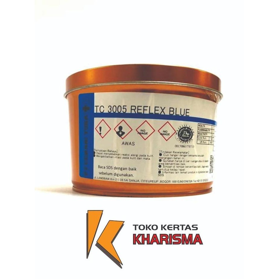 

Tinta Cetak , Cemani Toka , Tc 3005 Refflex Blue