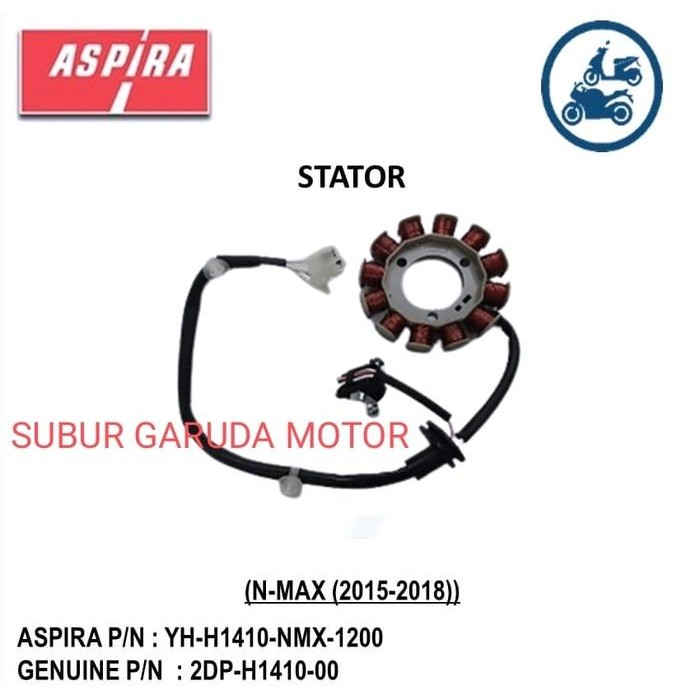 Spul Set Nmax N Max 2015-2018 Merk Aspira Spull Lampu Dengan Pulser