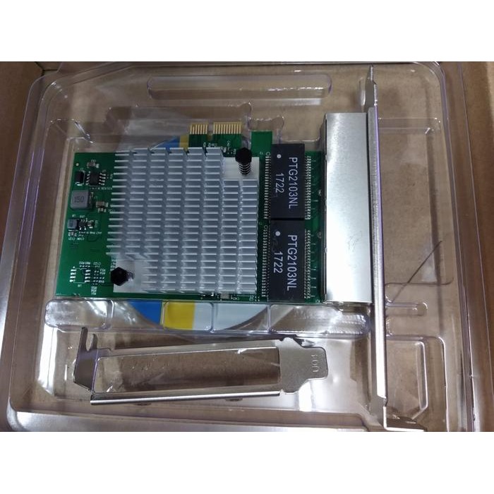 PCI EXPRESS GIGABIT LAN 4 PORT NETLINE LAN CARD PCIE GIGABIT 4 PORTS