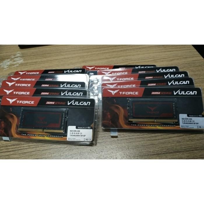 RAM LAPTOP DDR4 16GB SO DIMM TEAM VULCAN PC21300 2666MHZ