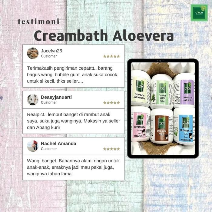 CREMBATH ANAK UKURAN 500 GRAM MELEMBAPKAN DAN MENUTRISI RAMBUT