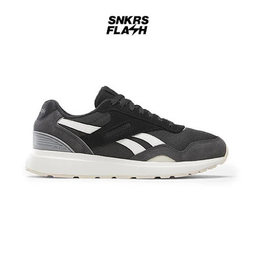 REEBOK Gl 1100 Black Chalk Grey Sepatu Sneakers Pria - 100210022 - Size 44