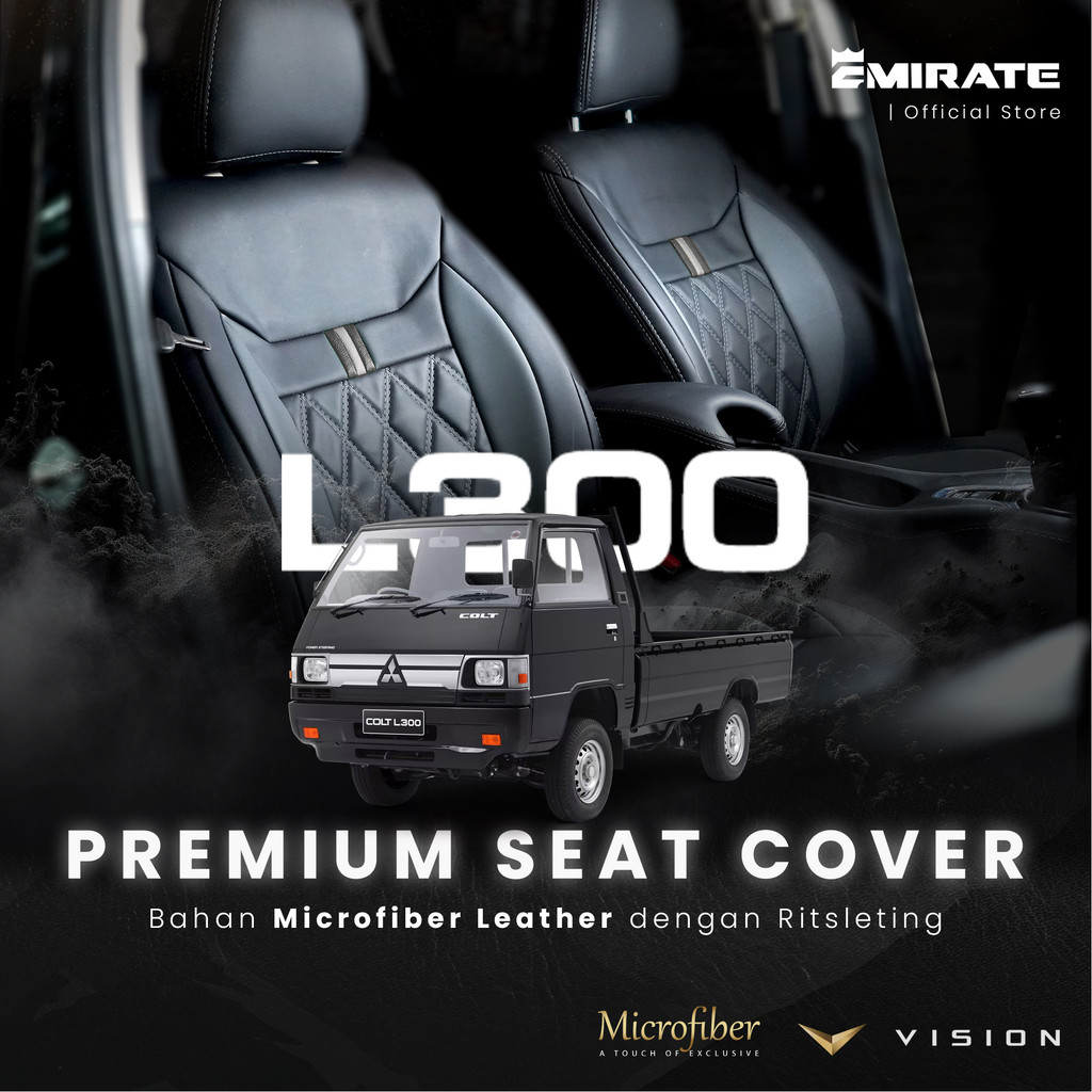 Sarung Jok Mobil Mitsubishi L300 Semi Kulit / Cover Jok Mobil Mitsubishi L300 Tahan Air dan Debu Bah
