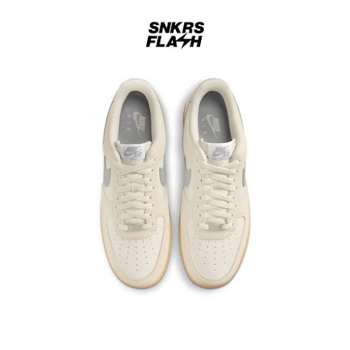 NIKE Air Force 1 07 Low Lv8 Phantom Light Smoke Gum Sepatu Sneakers Pria - FQ8714002 - Size 43