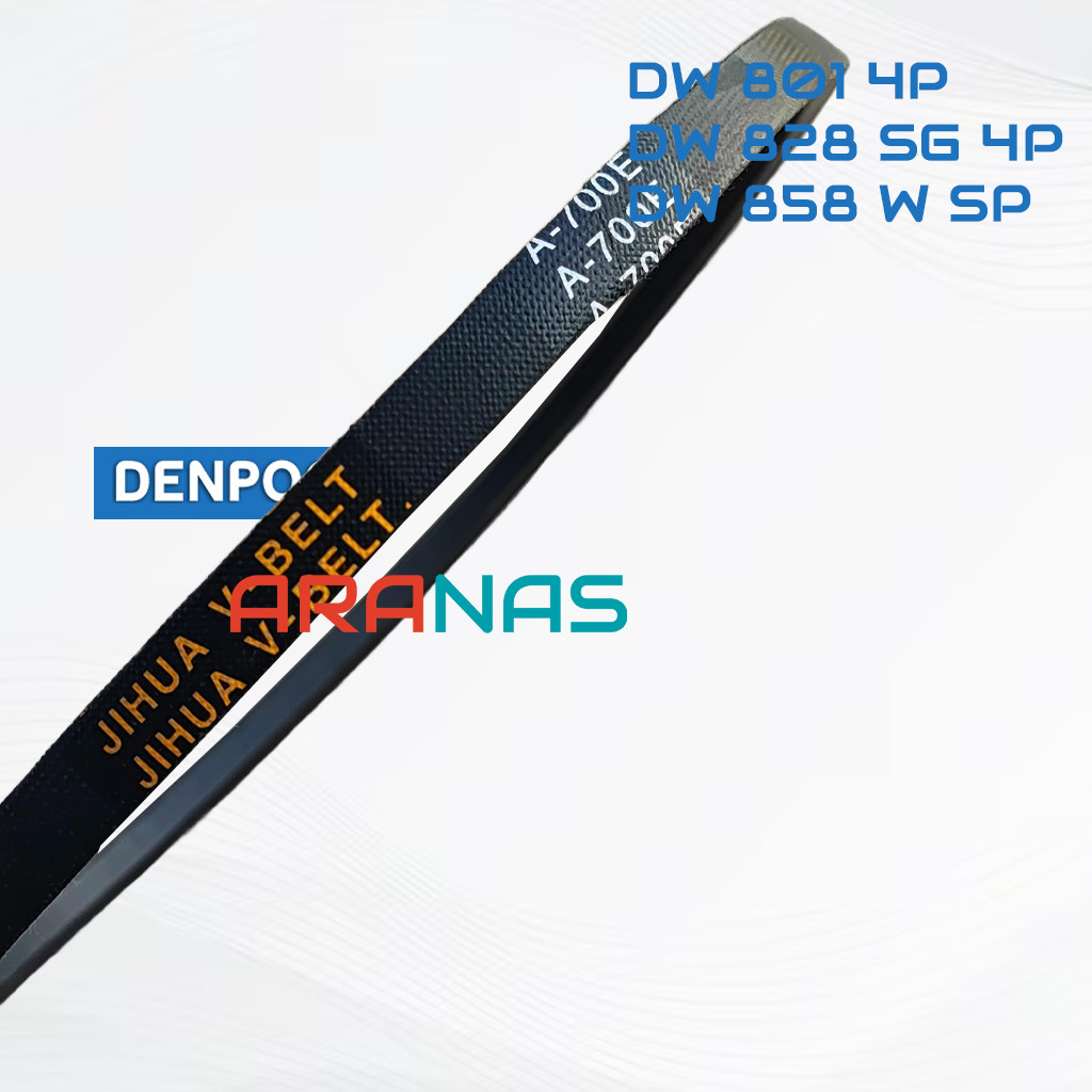 Dahlia_prose - V-Belt Vanbelt Denpoo A700E Fanbelt Mesin Cuci 2 Tabung 8 Kg DW801 828SG 858W SP 4P