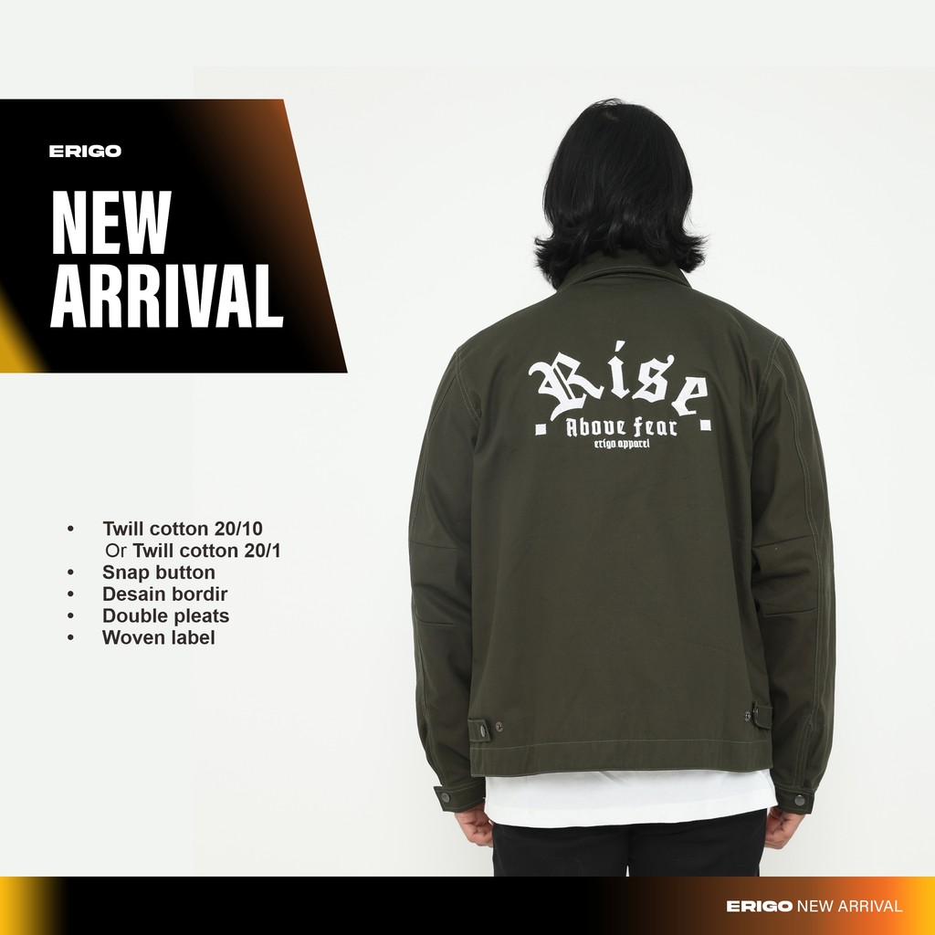 Erigo Field Jacket Gentry Olive Unisex