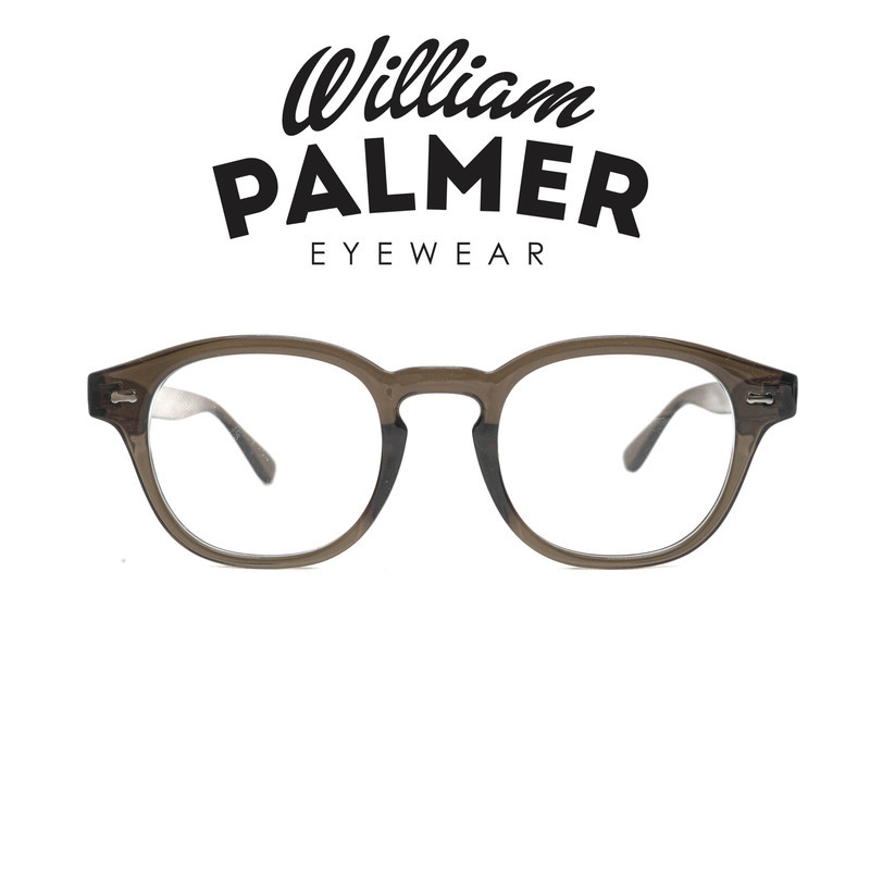William Palmer Kacamata Pria Wanita Shell 81117 Brown