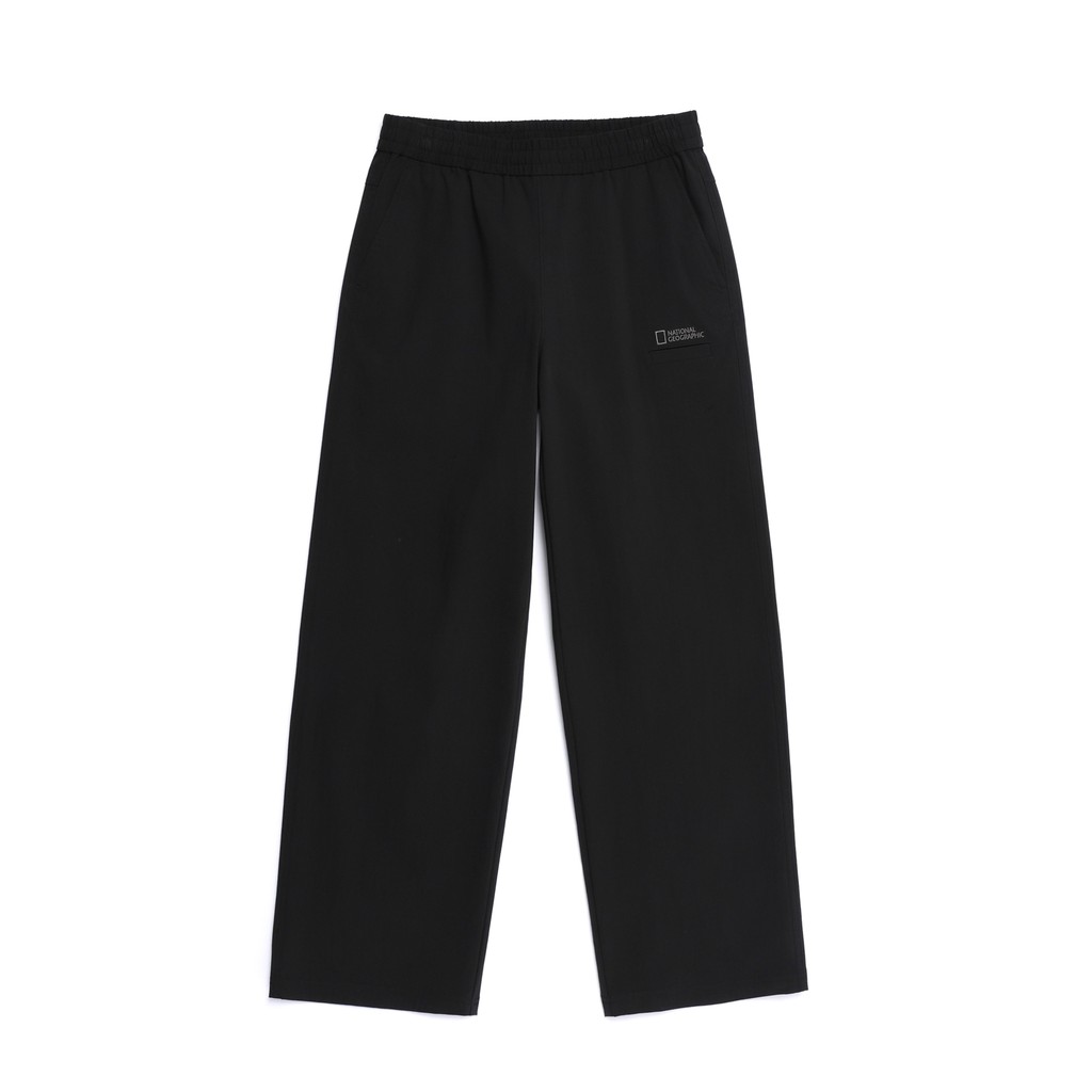 National Geographic Women Woven Semi-Loose Pants - Celana Hitam