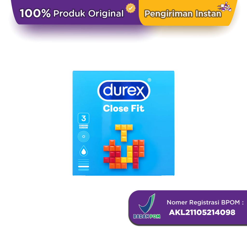 Kondom Durex Close Fit Isi 3