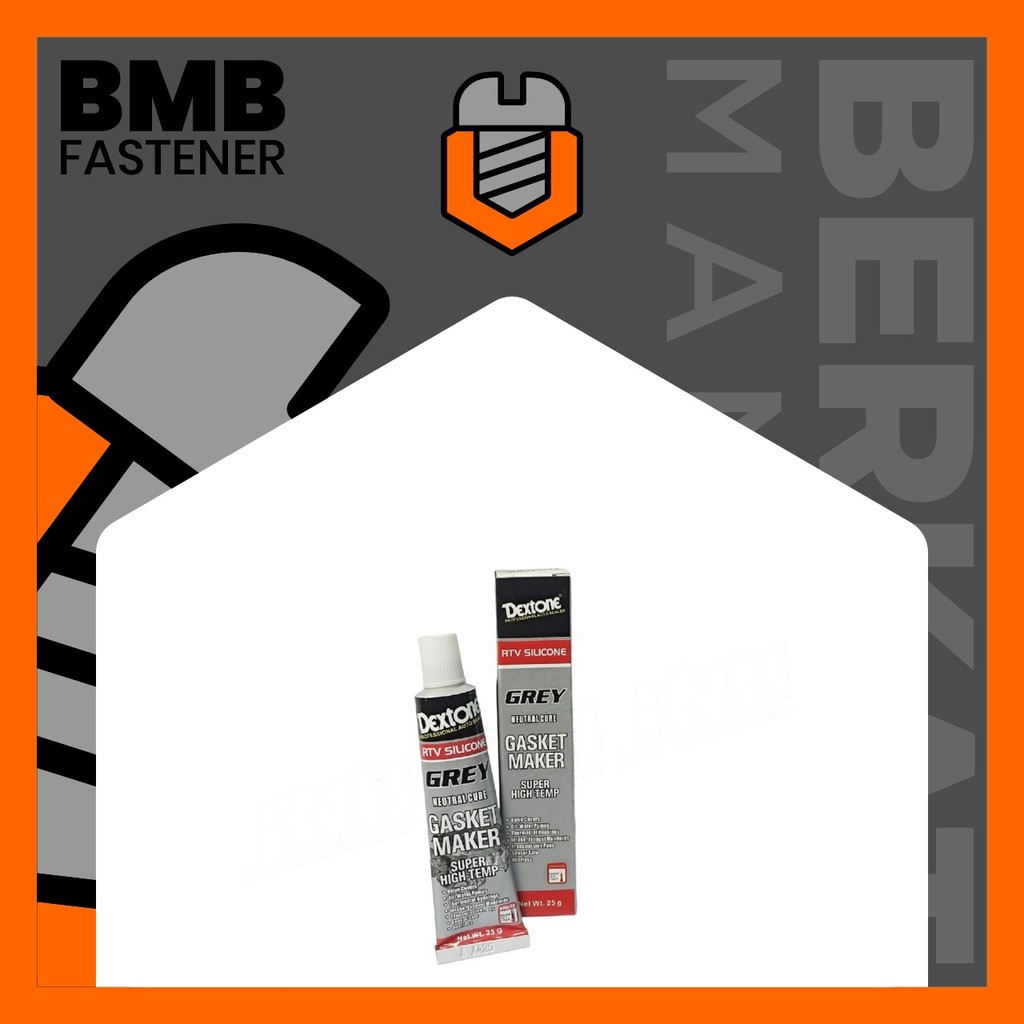 Lem Dextone Gasket Maker RTV Neutral Silver Grey 25 - 50 Gram