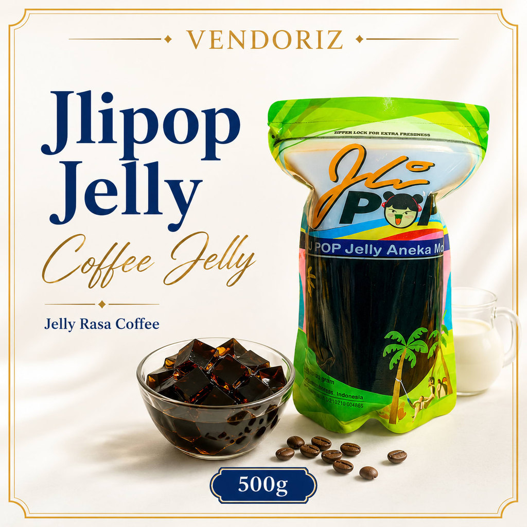 Jlipop Coffee Jelly 500g Topping Minuman