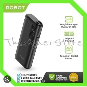 POWERBANK ROBOT 10.000MAH RT102 15WAT