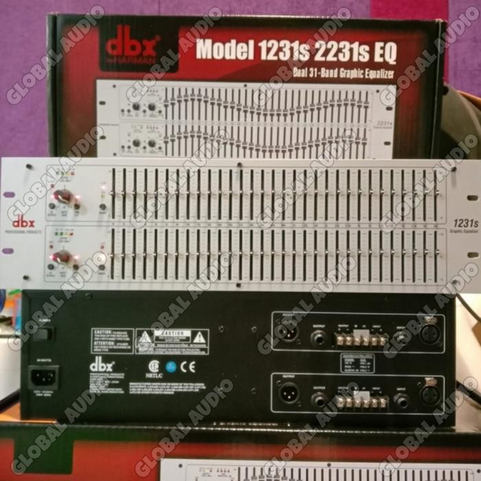 Equaliser DBX 1231S Silver Grade A Dbx1231 dbx 1231 Equaliser Bagus