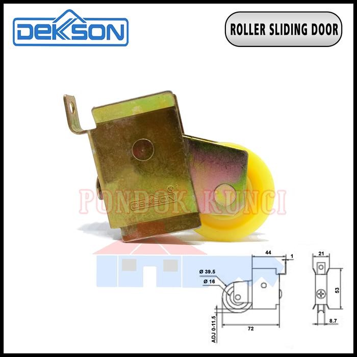 PREMIUM Roda Sliding Door Dekkson Besar Roda Pintu Aluminium Sliding Dekson