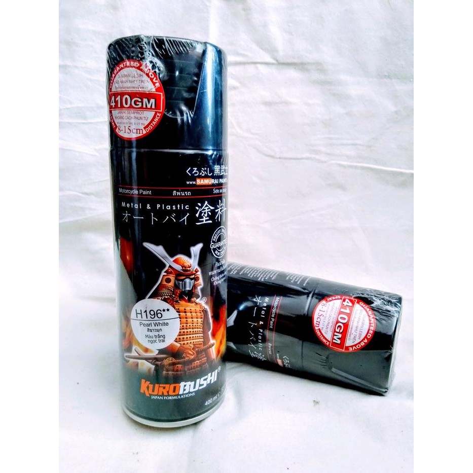 CAT PILOX PYLOX SAMURAI PEARL WHITE PUTIH METALIC H196