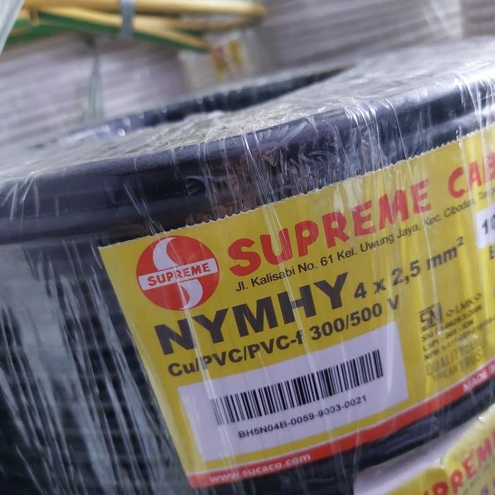 KABEL NYYHY 4X2,5 SUPREME 100M KABEL SERABUT 4X2.5 SUPREME 4X2,5MM