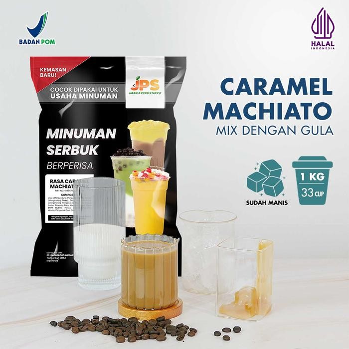

Tersedia Bubuk Minuman Caramel Macchiato Powder Instan JPS Gula Shopee