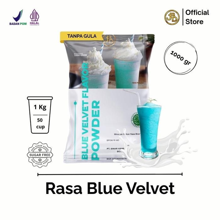 

Tersedia Bubuk Minuman Premium Blue Velvet 1Kg JBD - Jakarta Bubble Drink Halal Shopee