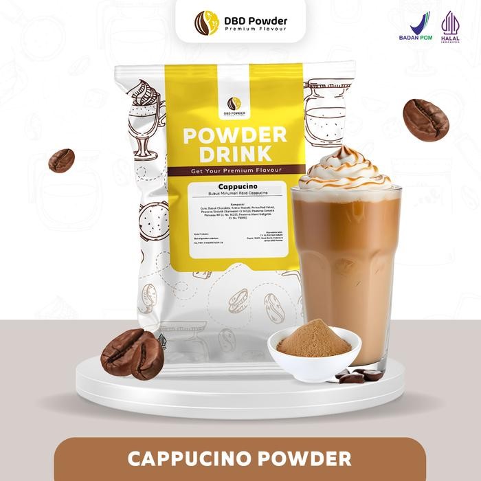 

Tersedia Bubuk Minuman Cappuccino Premium 1kg - Nikmat Panas & Dingin DBD Powder Shopee