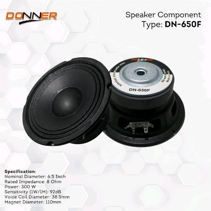 Promo Donner 650F Speaker 6 Inch Mid Original