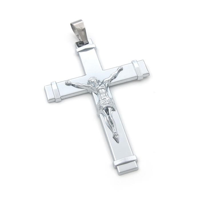 

TERMURAH Liontin Salib Besar Stainless Steel / Big Size Charm PL5 READY STOCK