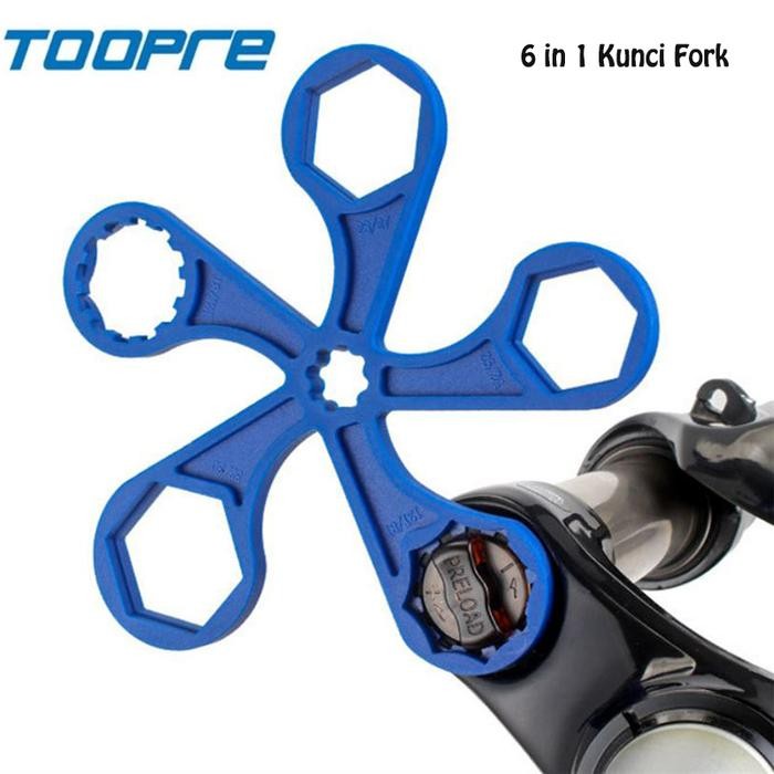 Polygon Exotic - 6 In 1 Kunci Pembuka Fork Sepeda Suntour Xcr Xct Xcm Rst Wrench