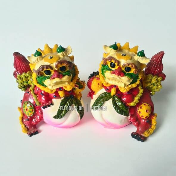 ~~~~~] Patung Sepasang Singa Qi Lin Fengshui