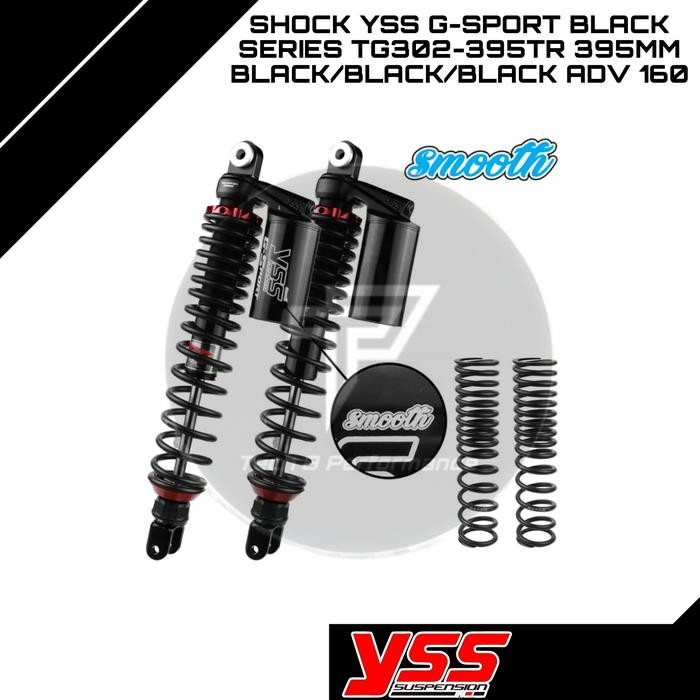 Shock YSS G-Sport Black Series TG302-395TR 395MM Black/Black/Black ADV 160