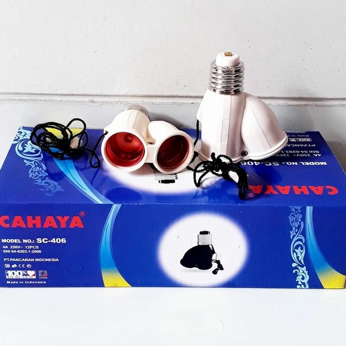 Fiting tarik cabang 2 Fiting tarik 2 lampu