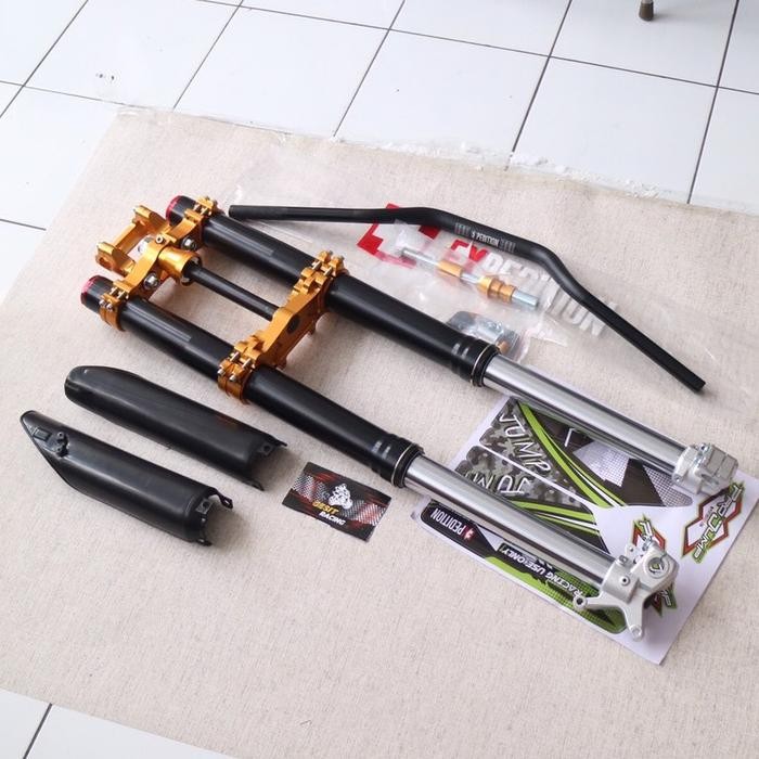 Upside Down Kawasaki KLX 150 Expedition Jump Shock depan KLX Black