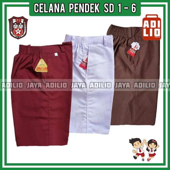 Pilihan- Celana Sd Pendek Laki - Laki Seragam Sekolah Sd