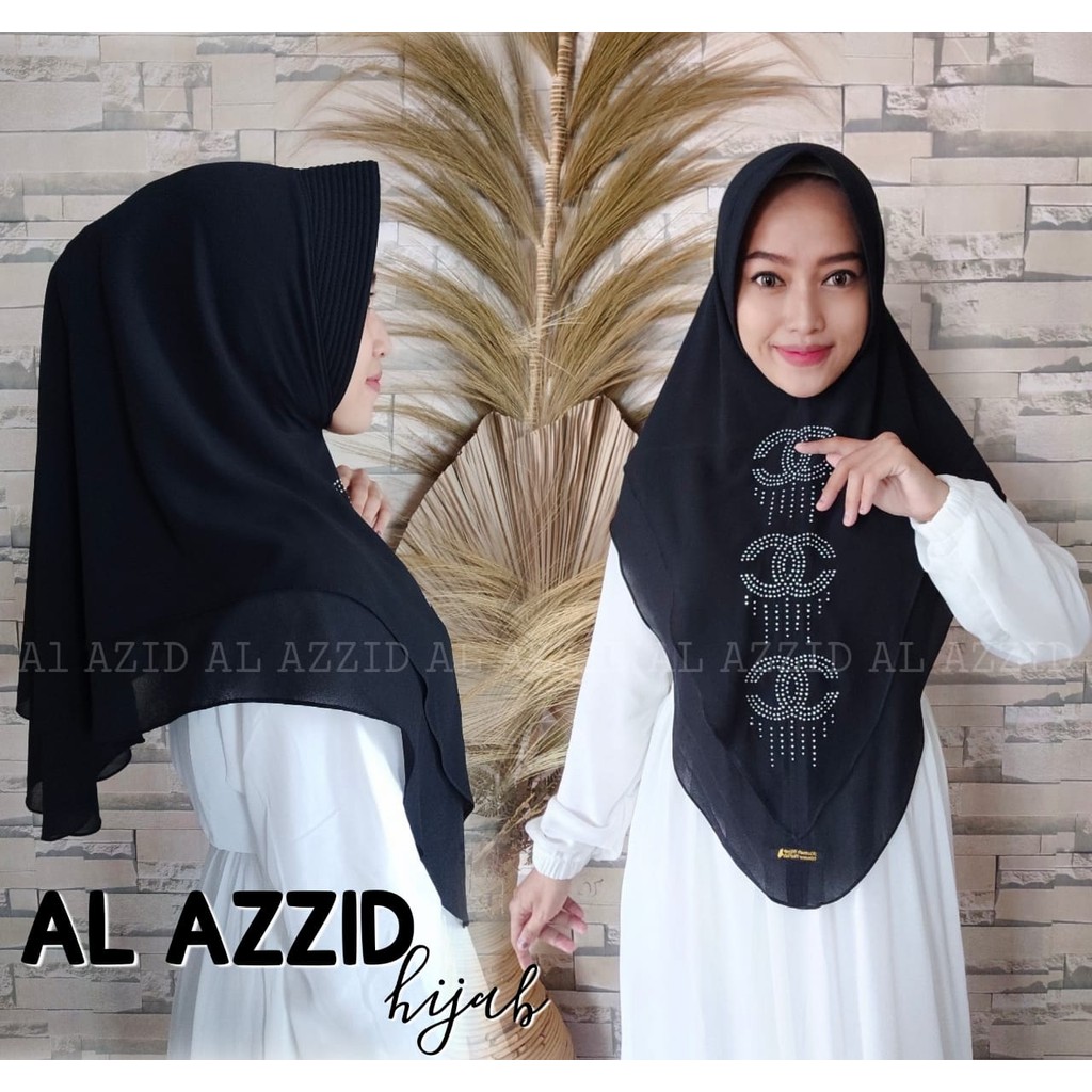 Rs525 Kerudung Instan Kekinian Hijab Payet Mutiara 2 Layer Hijab Payet Premium Hijab 2 Layer Hijab