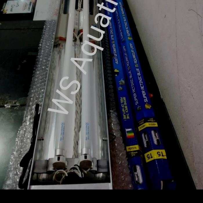 LAMPU TANNING AQUAZONIC BIRU 39 WATT DOUBLE