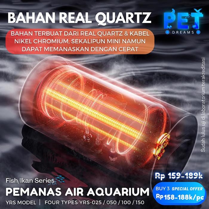 Terlaris Smart Heater Aquarium / Pemanas Air Aquarium / Aquarium Heater
