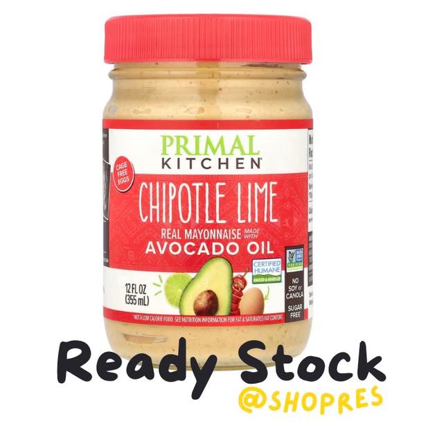 

Primal Kitchen Chipotle Lime Real Mayonnaise Made with Avocado Oil 355ml