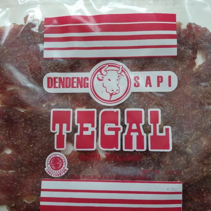

Dendeng Sapi cap Tegal 250 gram asli halal manis enak