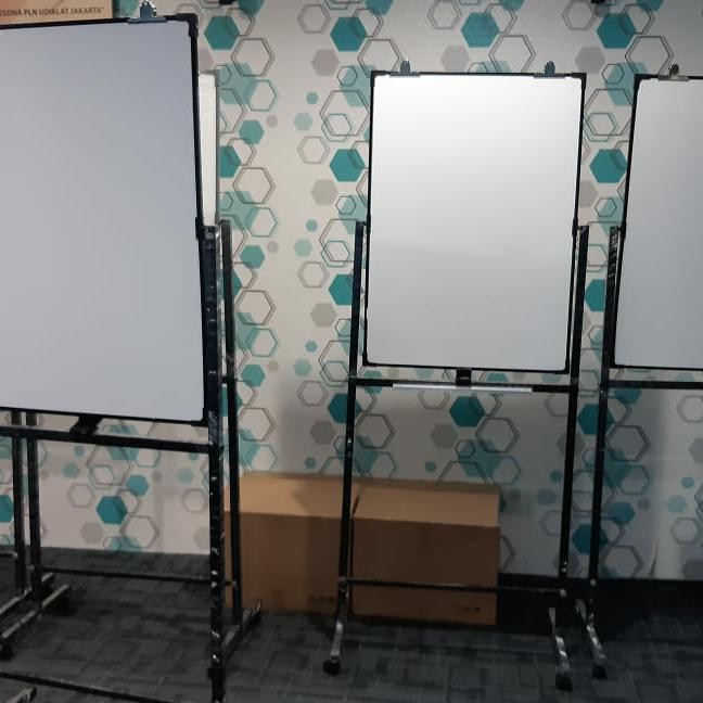 

whiteboard doble face 70x100 non magnetik