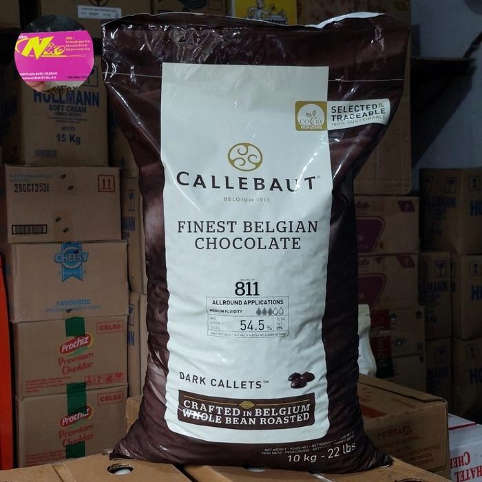 

Callebaut 811 Dark 10 kg Khusus Grab & Gojek