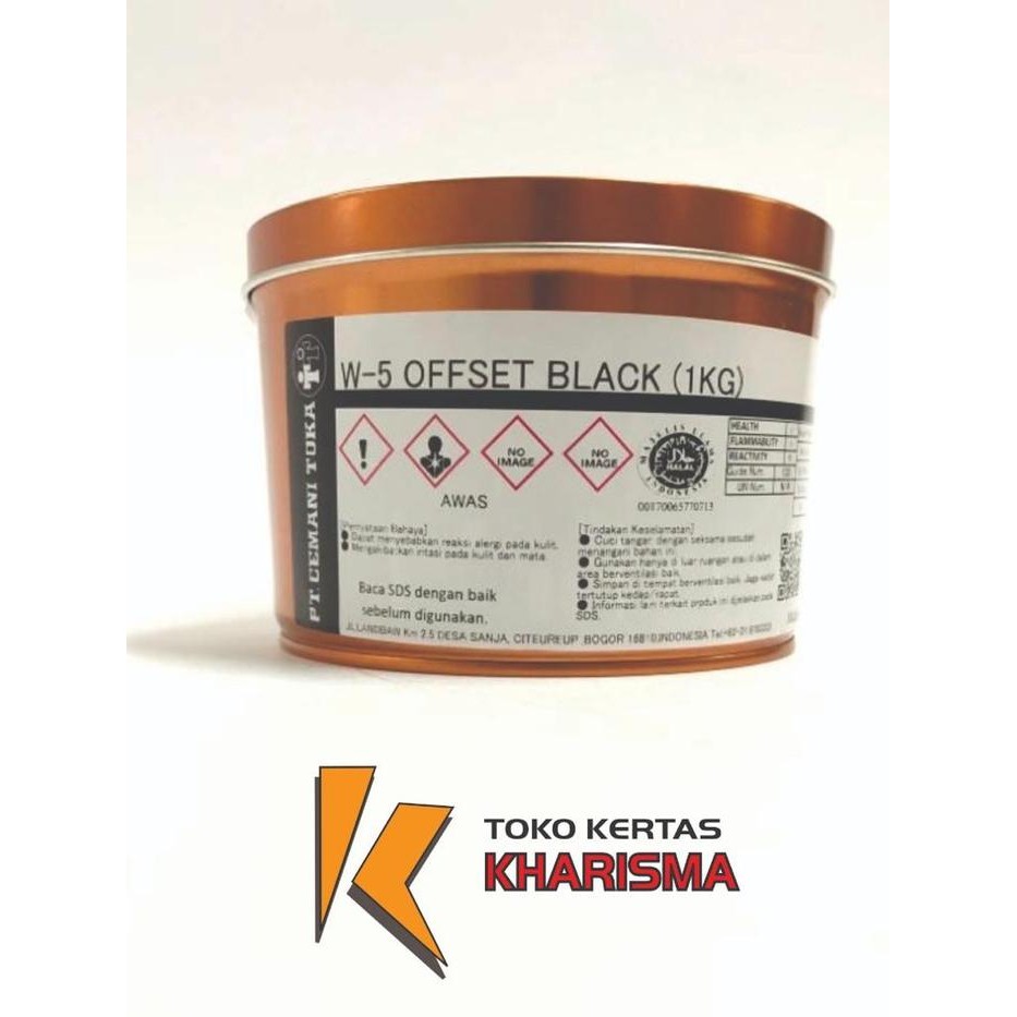 

Tinta Cetak , Cemani Toka , W5 Offset Black