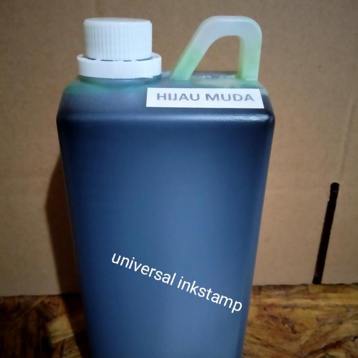 

Tinta Stempel Warna Flash Warna Hijau Muda 1 Liter