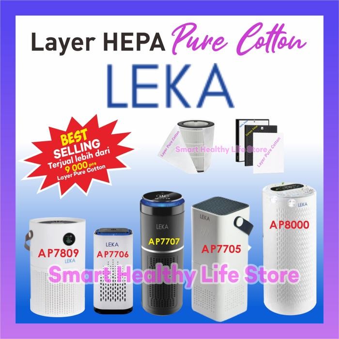 Layer HEPA Pure Cotton Air Purifier LEKA AP7705 AP7706 AP7707 AP7809 AP8000
