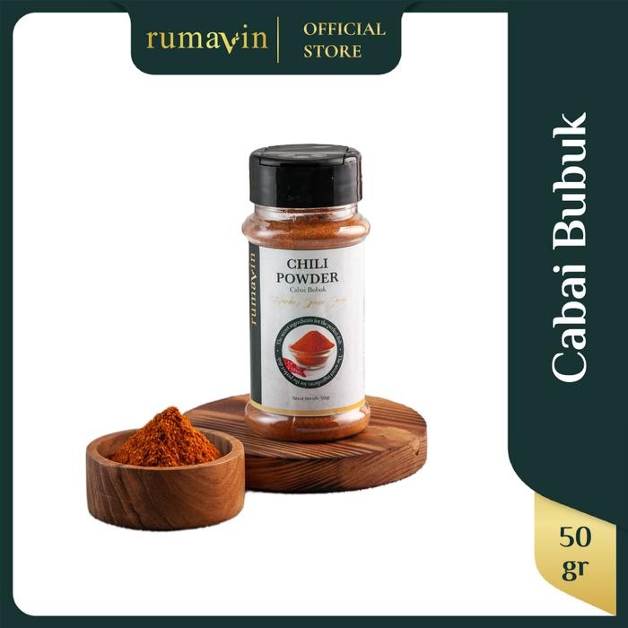 

Rumavin - Premium Rempah Chili Powder / Cabai Bubuk Botol 50gr