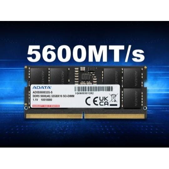 SODIMM ADATA DDR5 16GB 5600MHZ - SODIMM DDR5 ADATA 16GB 5600MHZ