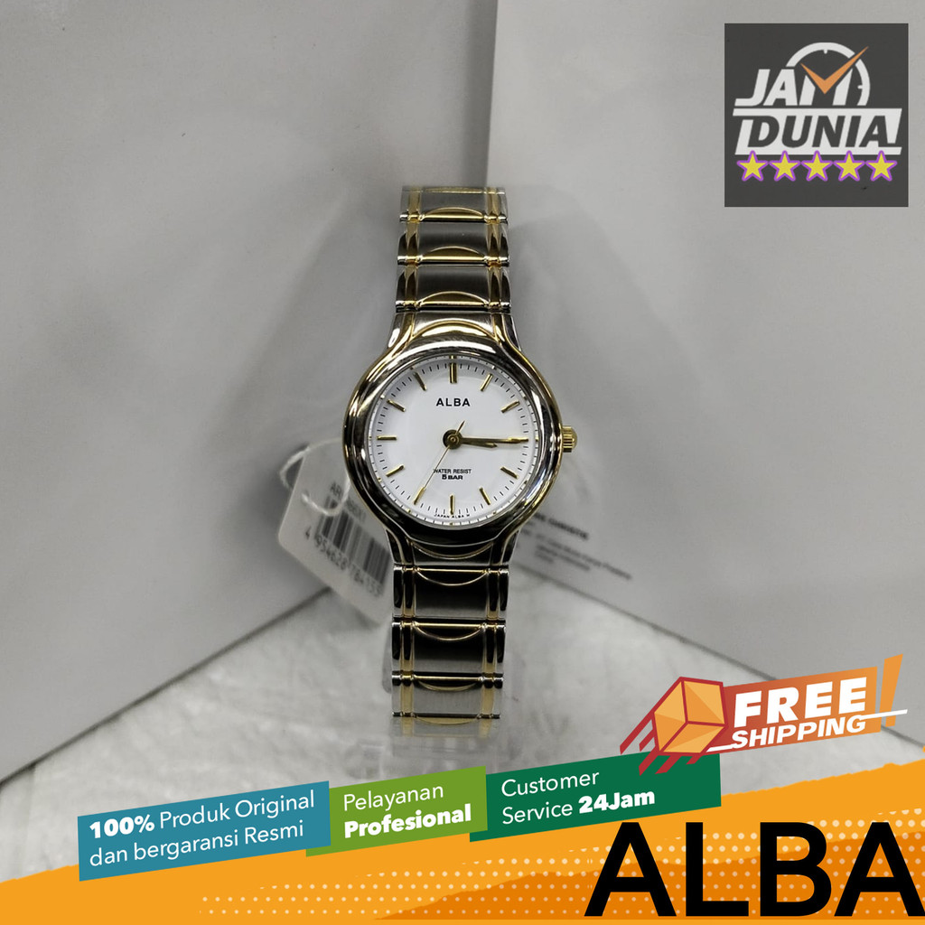 JAM TANGAN WANITA ALBA ORIGINAL JAM ALBA STAINLESS STEEL ALBA ARSR66 ARSR ALBA ARSR66X1 JAM ALBA SIL