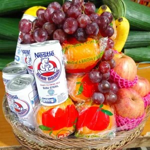 

parsel susuberuang 5 + pisang1kg ponkam/kino1/2 fuji1/2 anggurmerah1/2 1kg